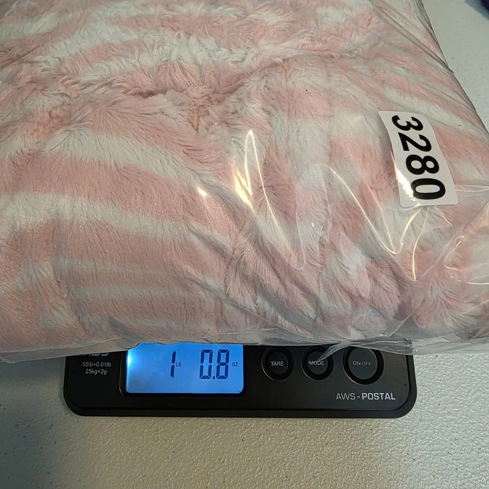 Carters Baby Girls Pink White Zebra Fleece Hooded Pram Snowsuit 6-9 Months